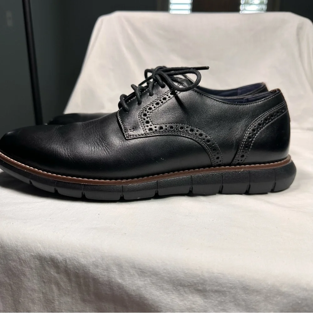 Johnston‎ & Murphy Black Leather Oxfords